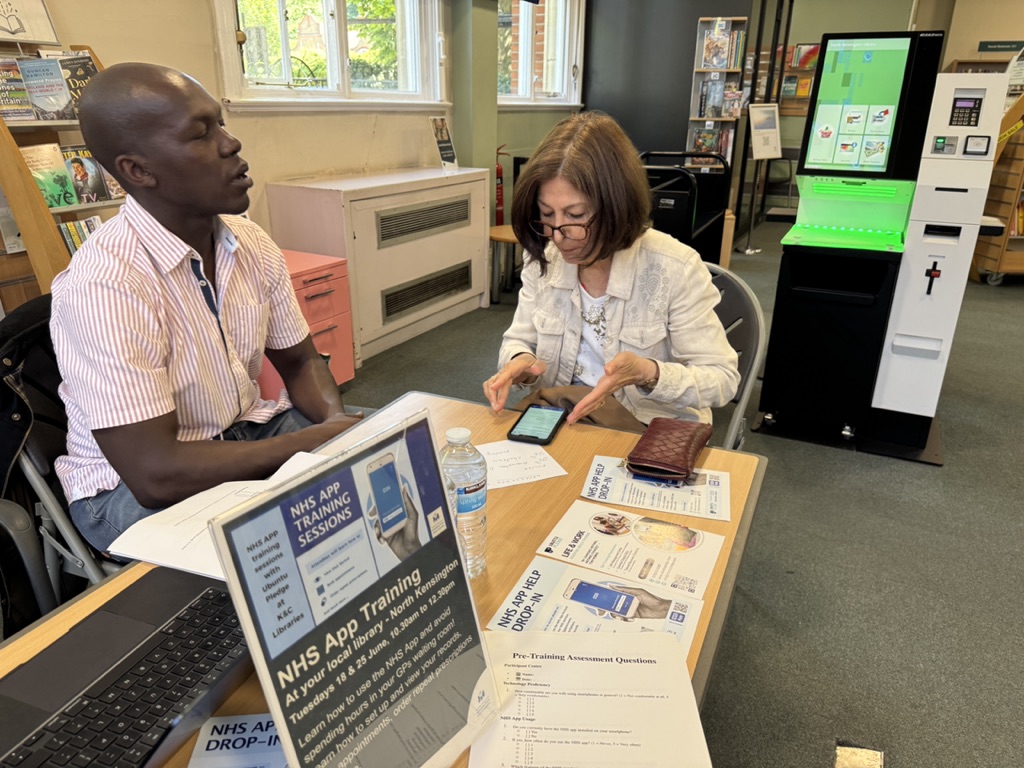 NHS App Training Pilot photo