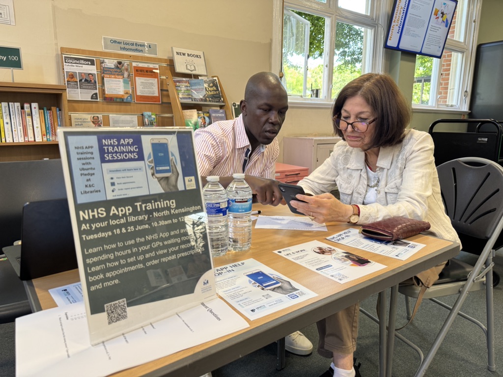 NHS App Training Pilot photo